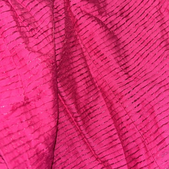 Nine West Vintage 2960’s hot pink waggle fit and flare sleeveless dress Sz 8 - Picture 7 of 16